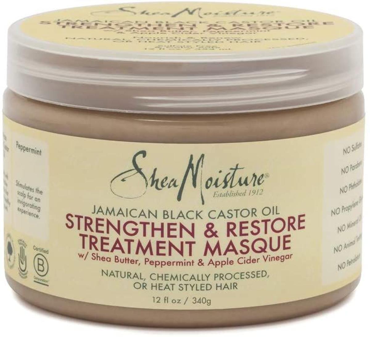 Mascarilla fortalecedora y reparadora de Shea Moisture