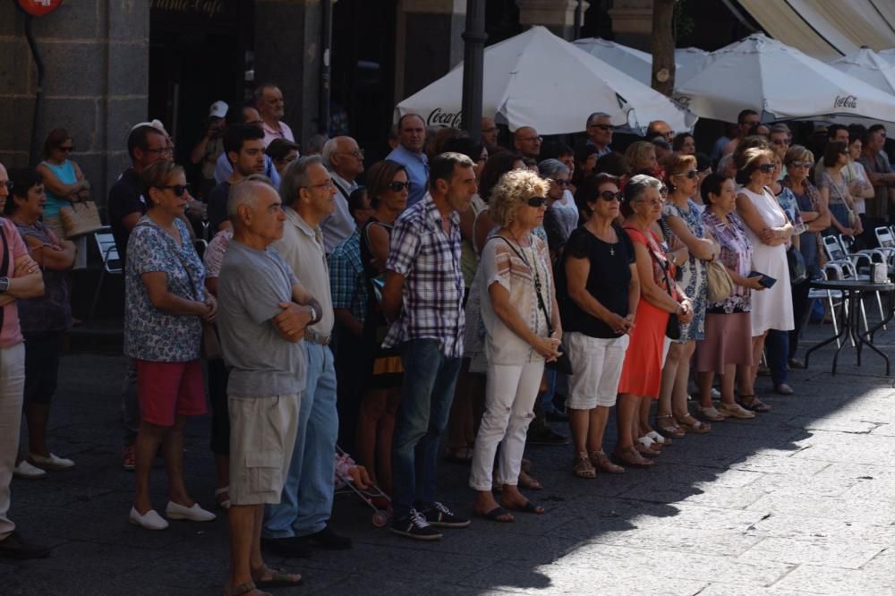 Concentraciones atentado de Barcelona en Zamora