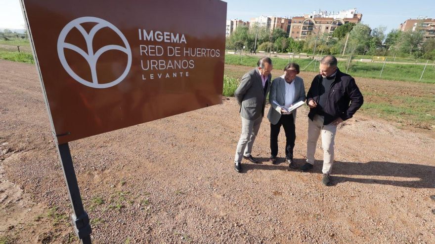 El huerto urbano de Levante comenzará a funcionar en julio con 30 hortelanos