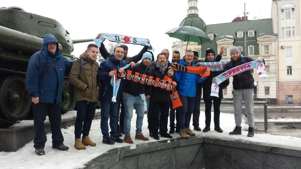 Así vive el celtismo las horas previas al Celta - Shakhtar