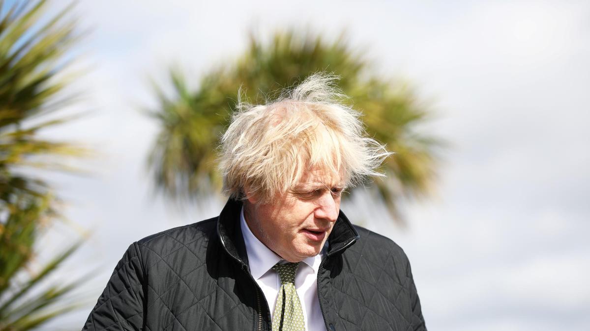 Una imagen de Boris Johnson.