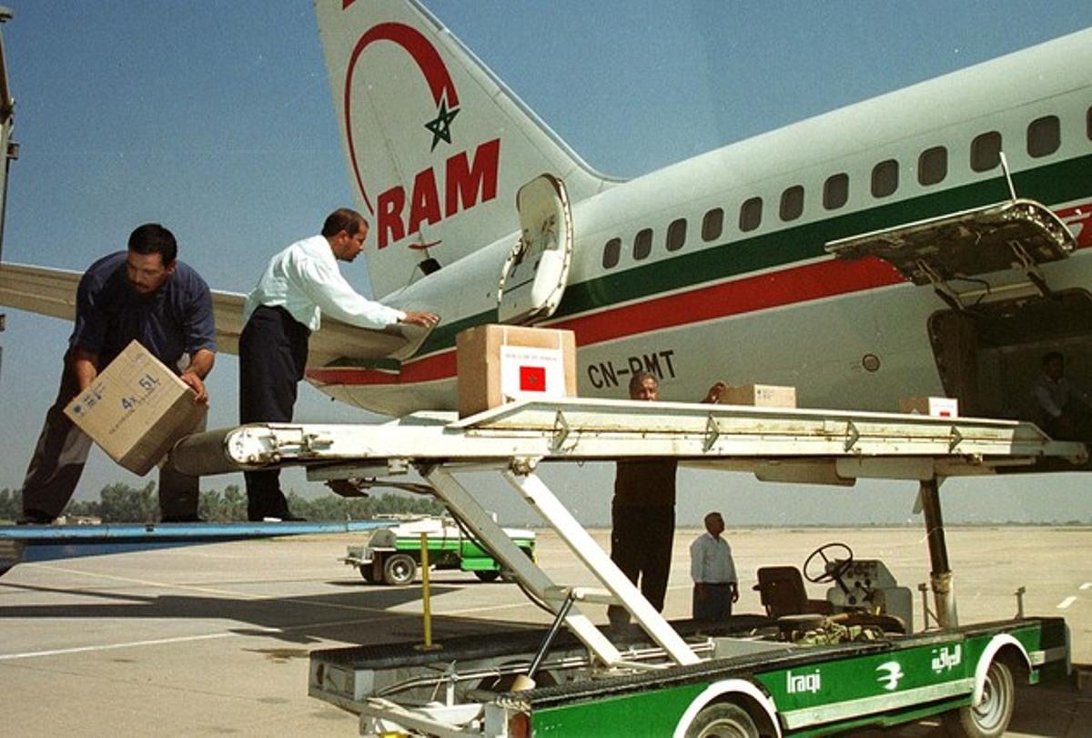 Un avió de la companyia Royal Air Maroc.