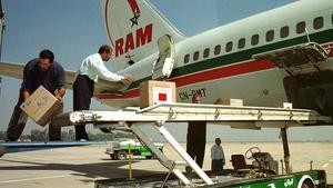 Un avión de la compañía Royal Air Maroc.