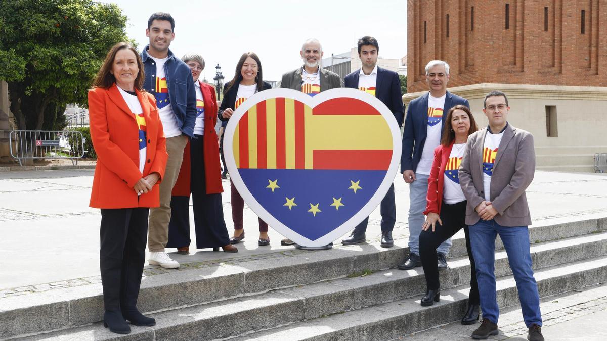 Cs el día que presentó los primeros candidatos de su lista de las elecciones al Parlament.