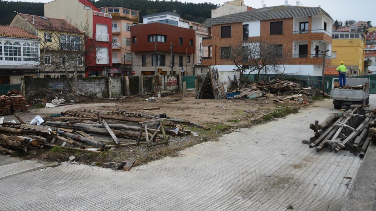 Imagen de la zona del astillero después de su polémico desmontaje.