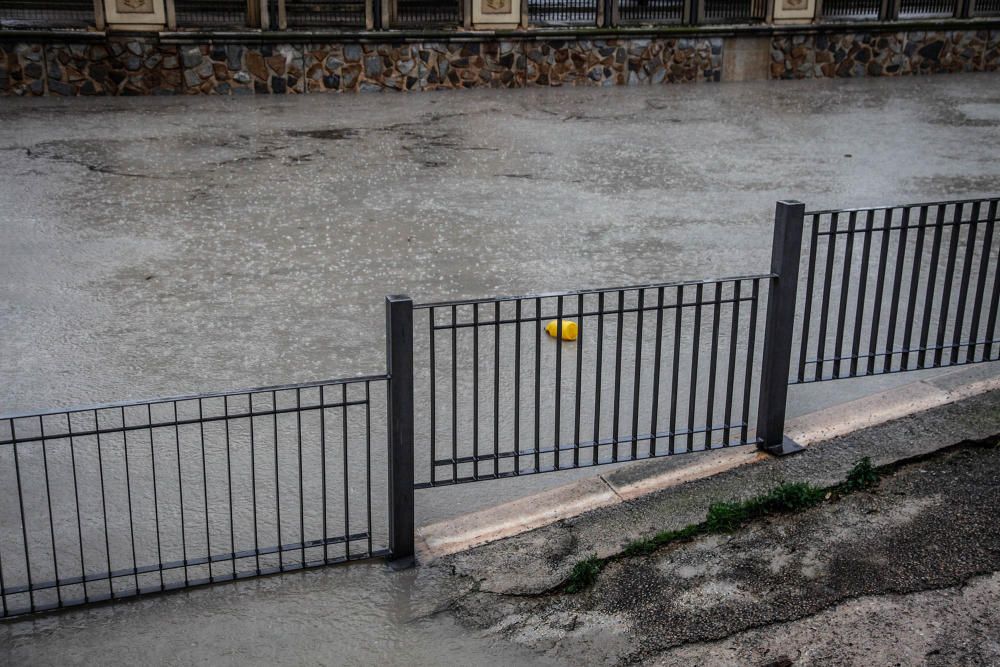 El Segura, a punto de desbordarse en Orihuela