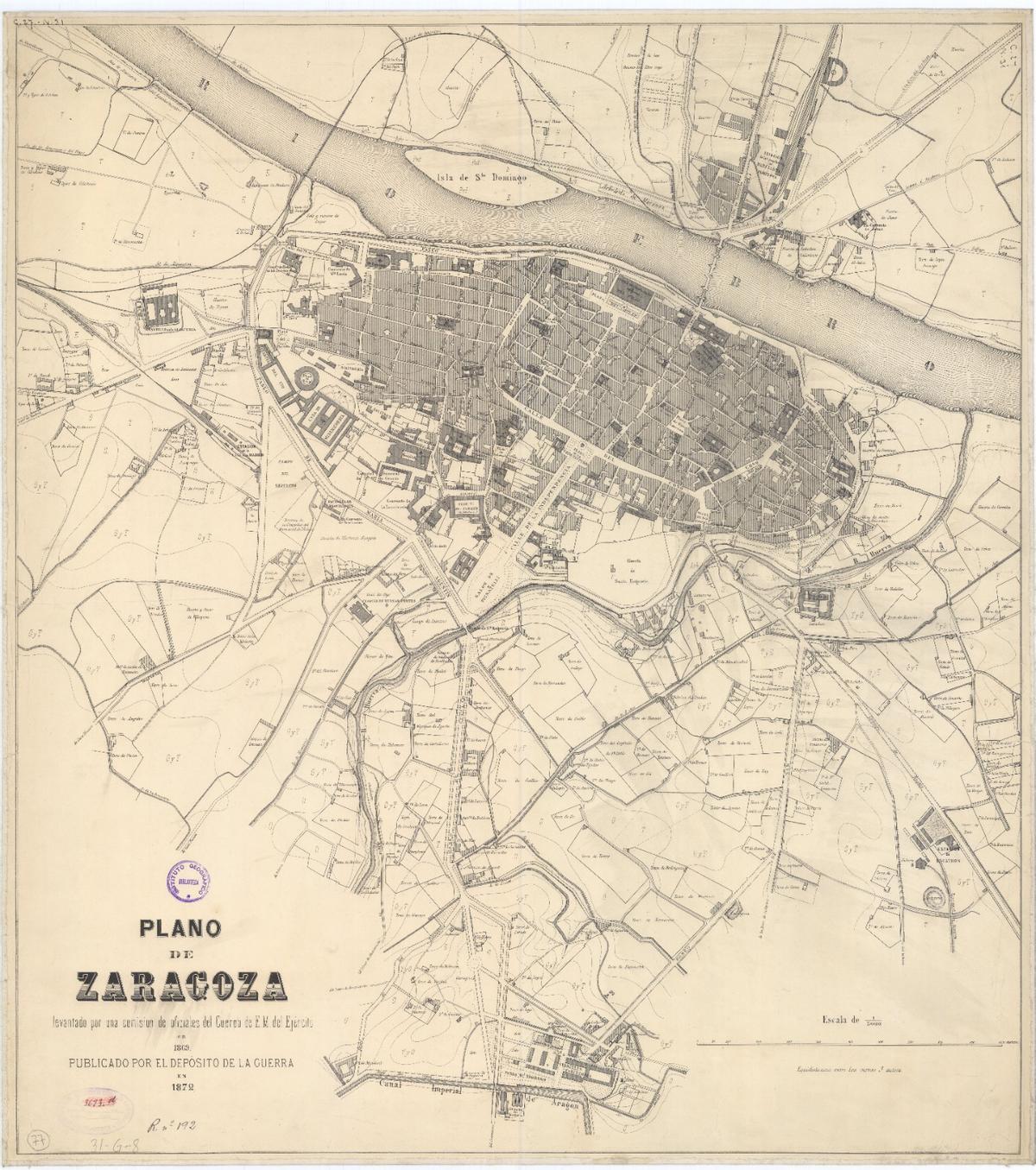 Plano de la ciudad de hace más de 100 años.