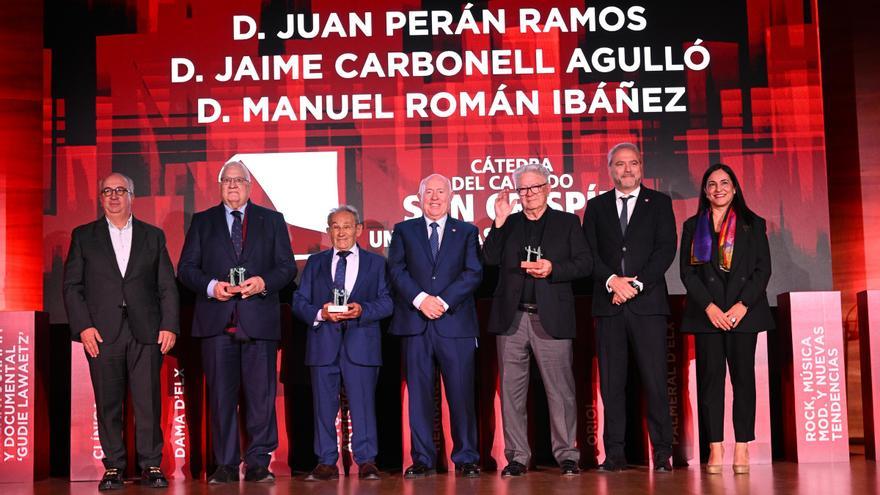 Estos han sido los galardonados en la XI edición de los Premios Consejo Social de la UMH de Elche