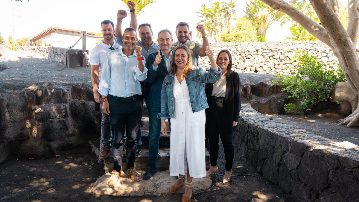 Acto del PSOE de Lanzarote con José Luis Rodríguez Zapatero en La Florida