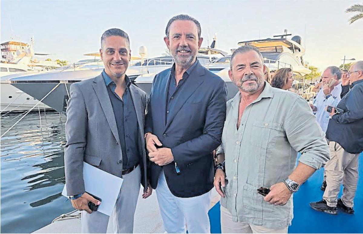 Toni Grimalt, Alejandro Sáenz de San Pedro y Alberto González.