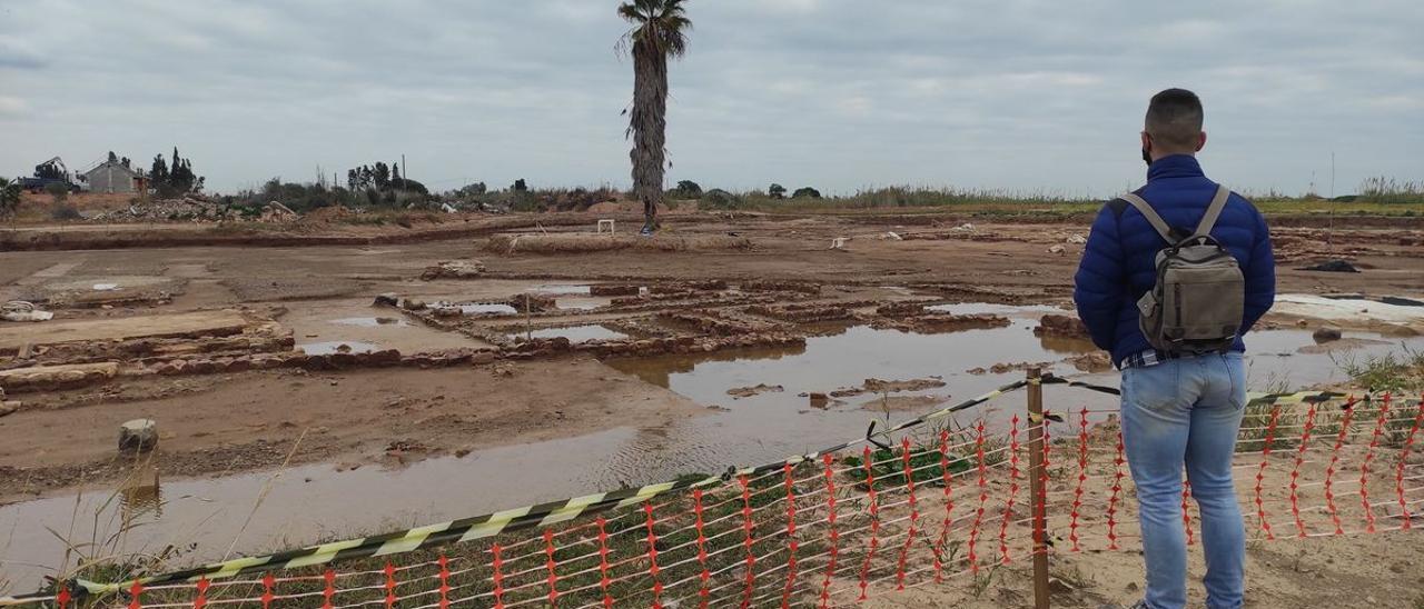 El futuro espacio didáctico en Sant Gregori de Burriana estará situado en la franja mas cercana al litoral por la mejor conservación de los restos.