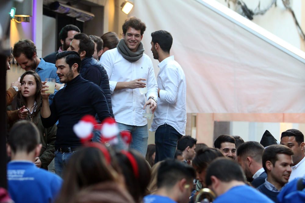 La Navidad es una fiesta en el centro de Málaga