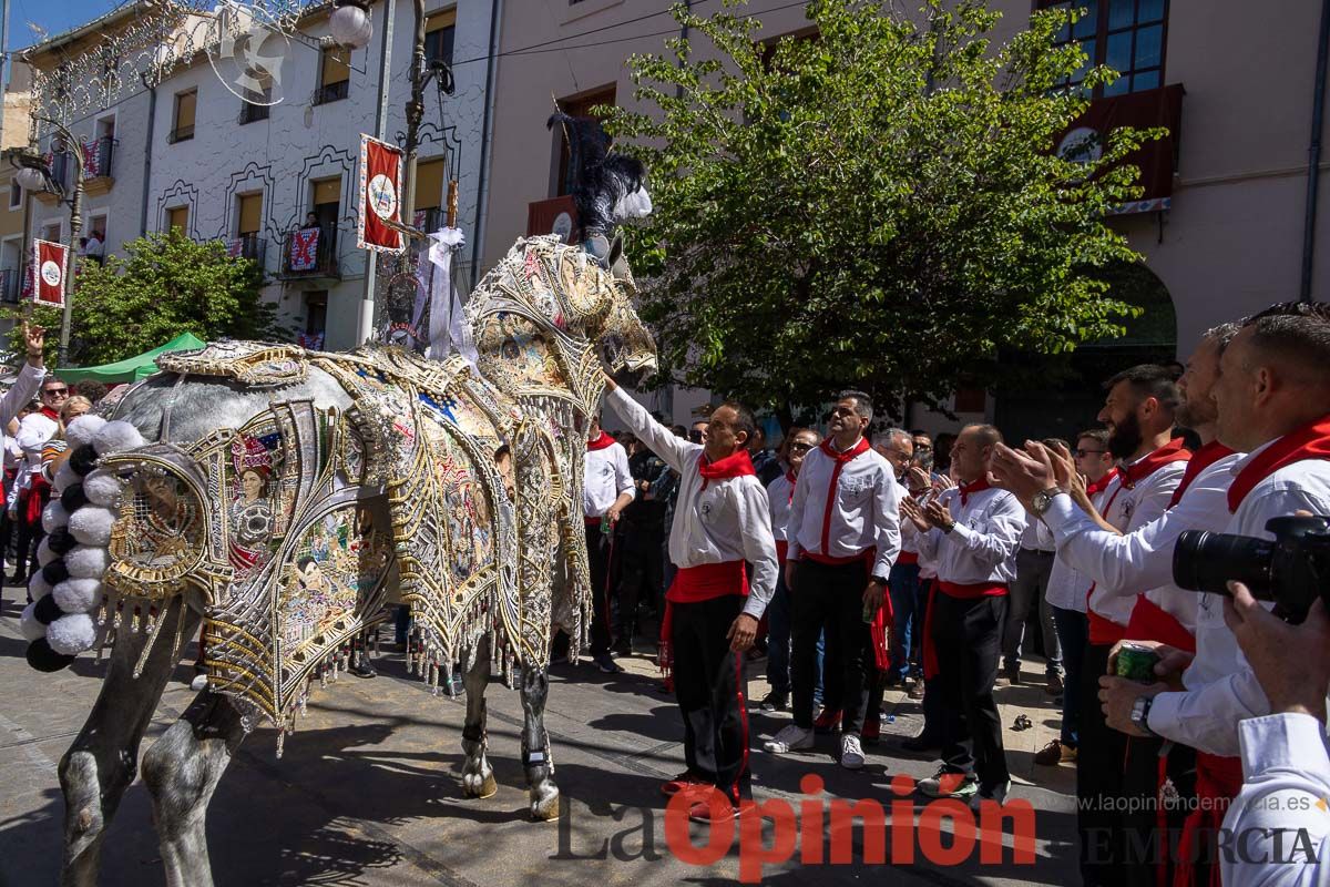 Recorrido Caballos del Vino día dos de mayo en Caravaca