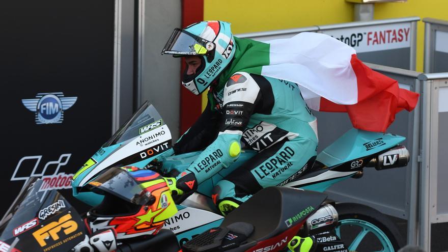 Dennis Foggia, ganador de Moto3 2021 en el circuito de Mugello