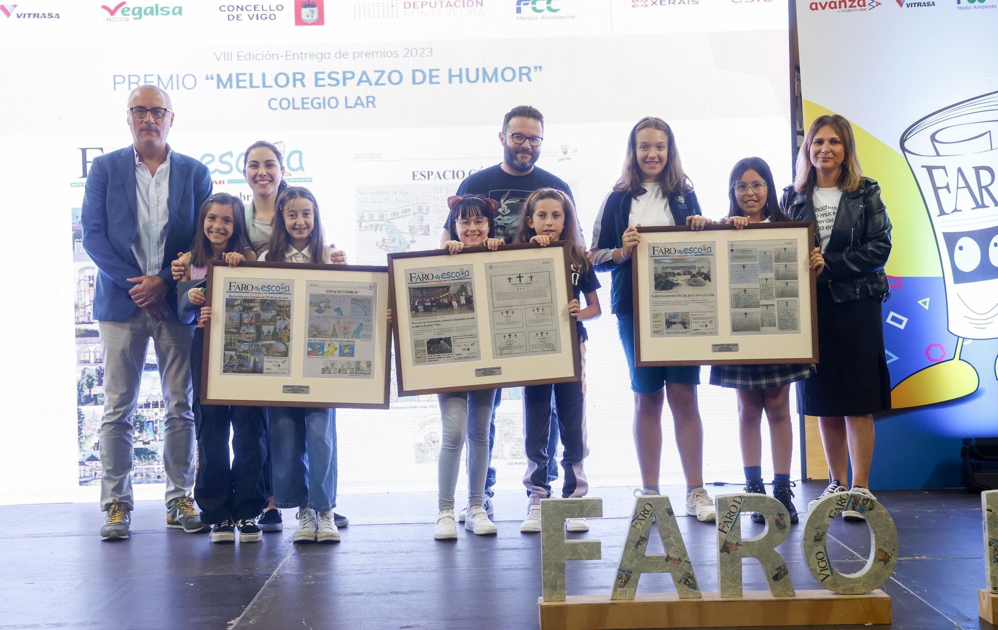 Premio Especial Esquelas con Humor y Mejor Espacio de Humor: Colegio Vigo, Escuelas Nieto y Lar
