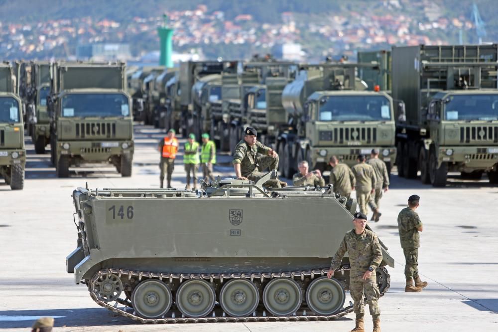 Desfile de acorazados desde Vigo rumbo al Báltico