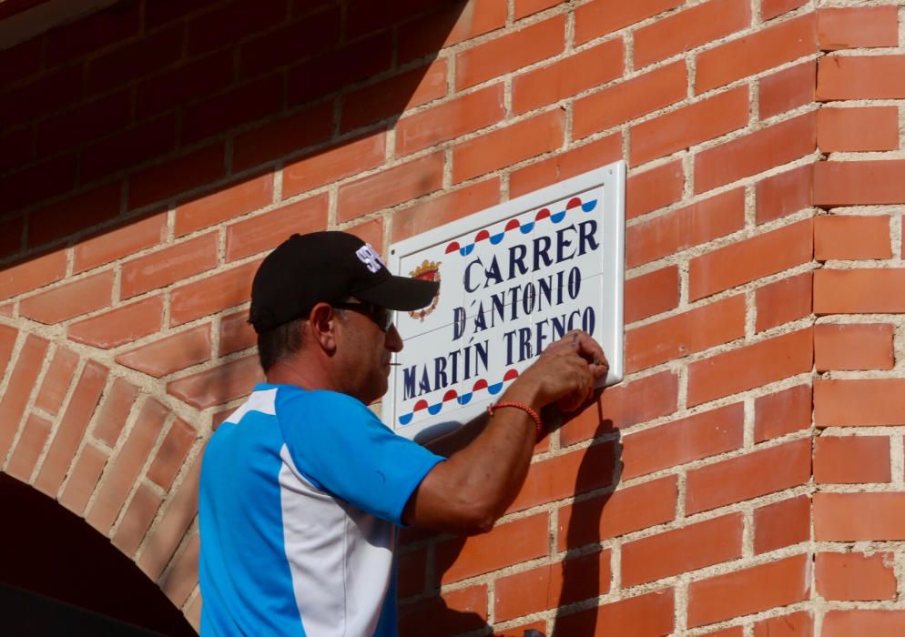 Cambio del callejero franquista