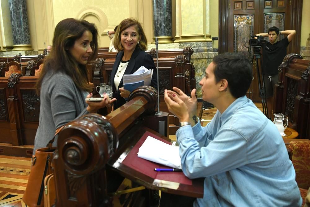 El debate sobre los muelles llega al pleno