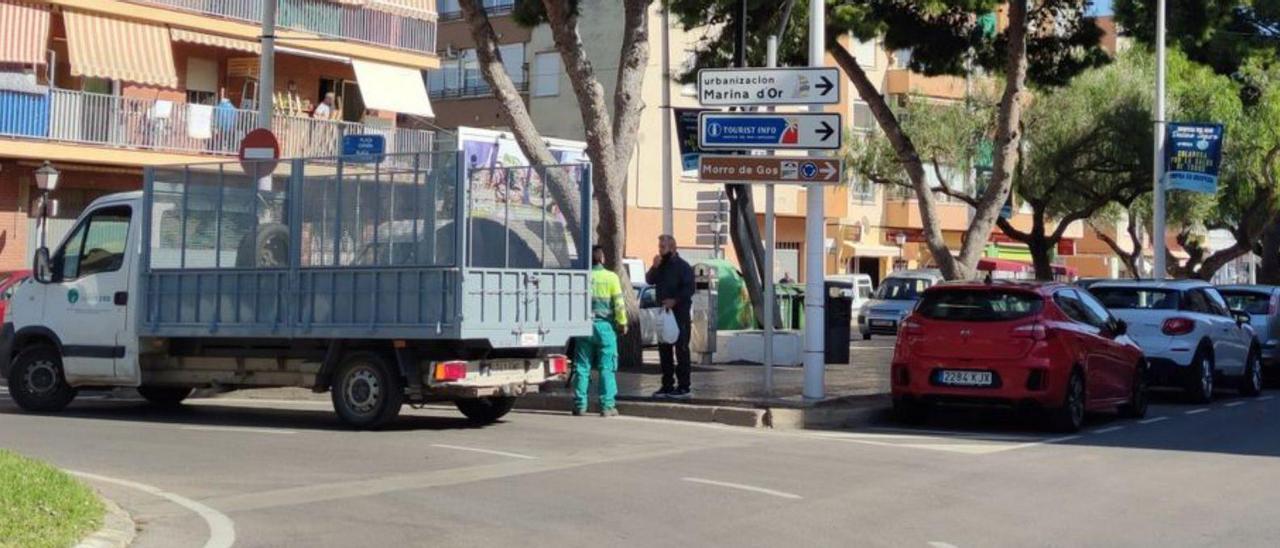 La plaza España es una de las más céntricas del casco urbano de Orpesa. | R. D. B.