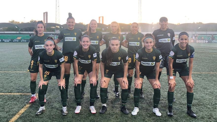 Formación del Córdoba Femenino en su encuentro contra el Betis B.