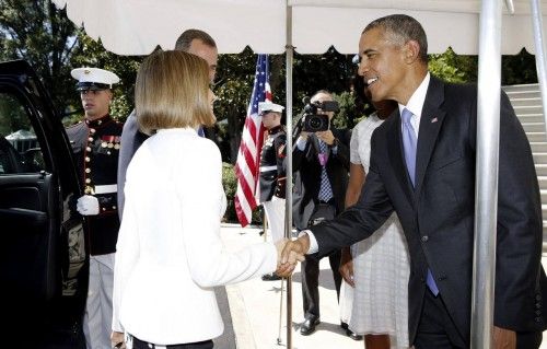 Obama recibe a los Reyes en la Casa Blanca
