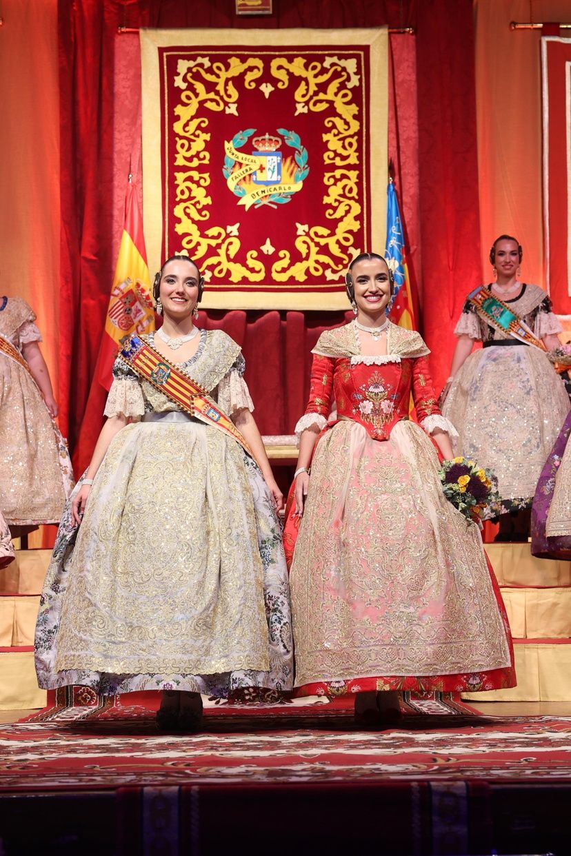 Visita de Carmen a Benicarló por la exaltaciónd e su fallera mayor, Noâ Pegueroles