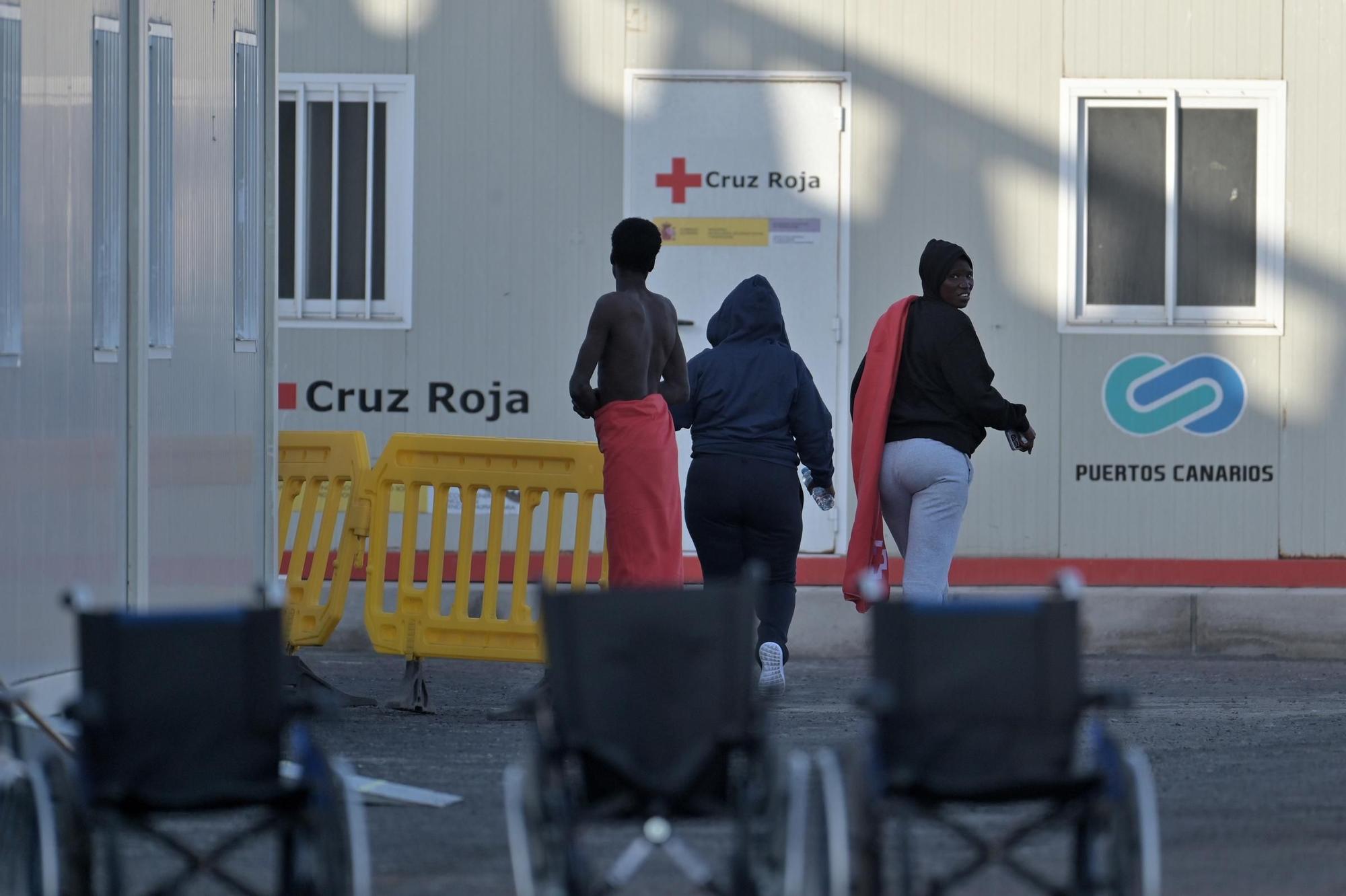 Migrantes llegados este martes a El Hierro