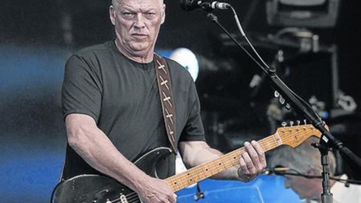 PREPARADO. David Gilmour, en un concierto en Múnich en el 2006.