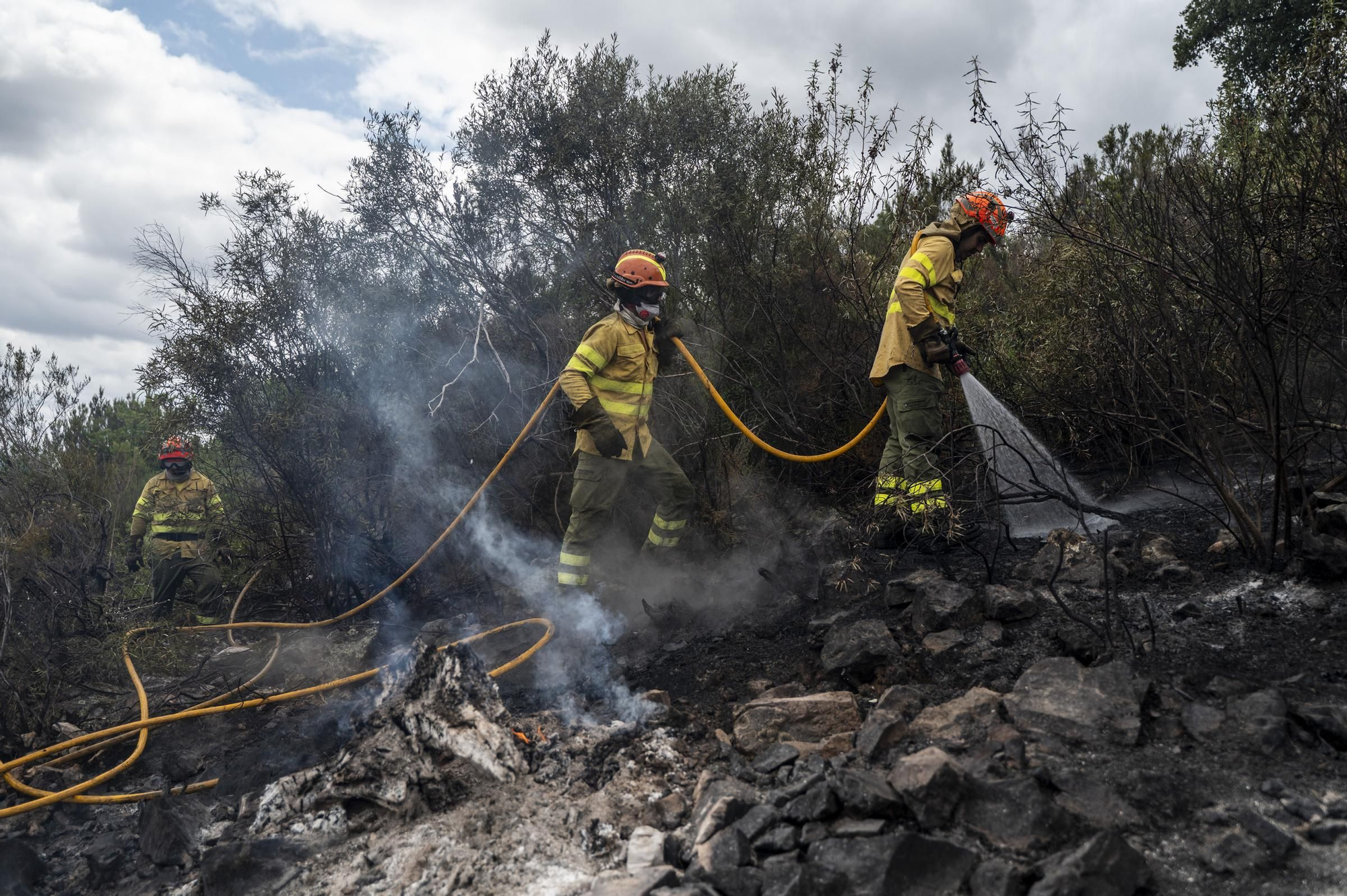 Las imágenes del incendio de este viernes en Cáceres