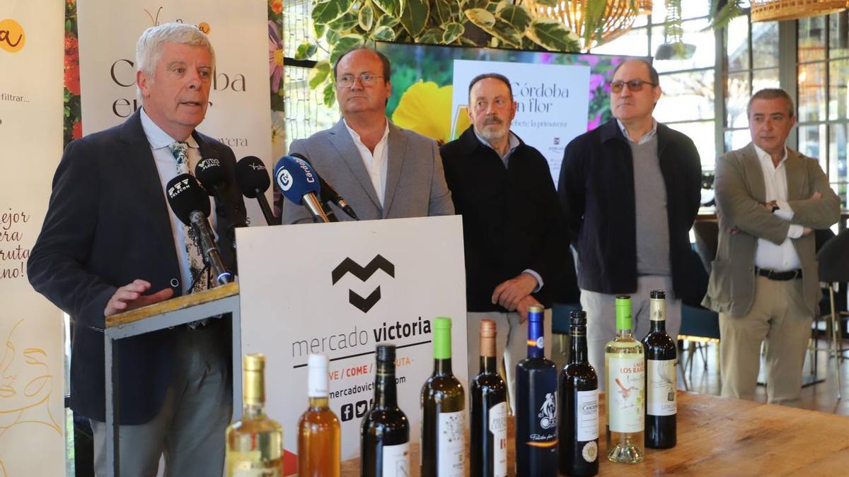 Presentación de Córdoba en flor, en el Mercado Victoria de Córdoba.