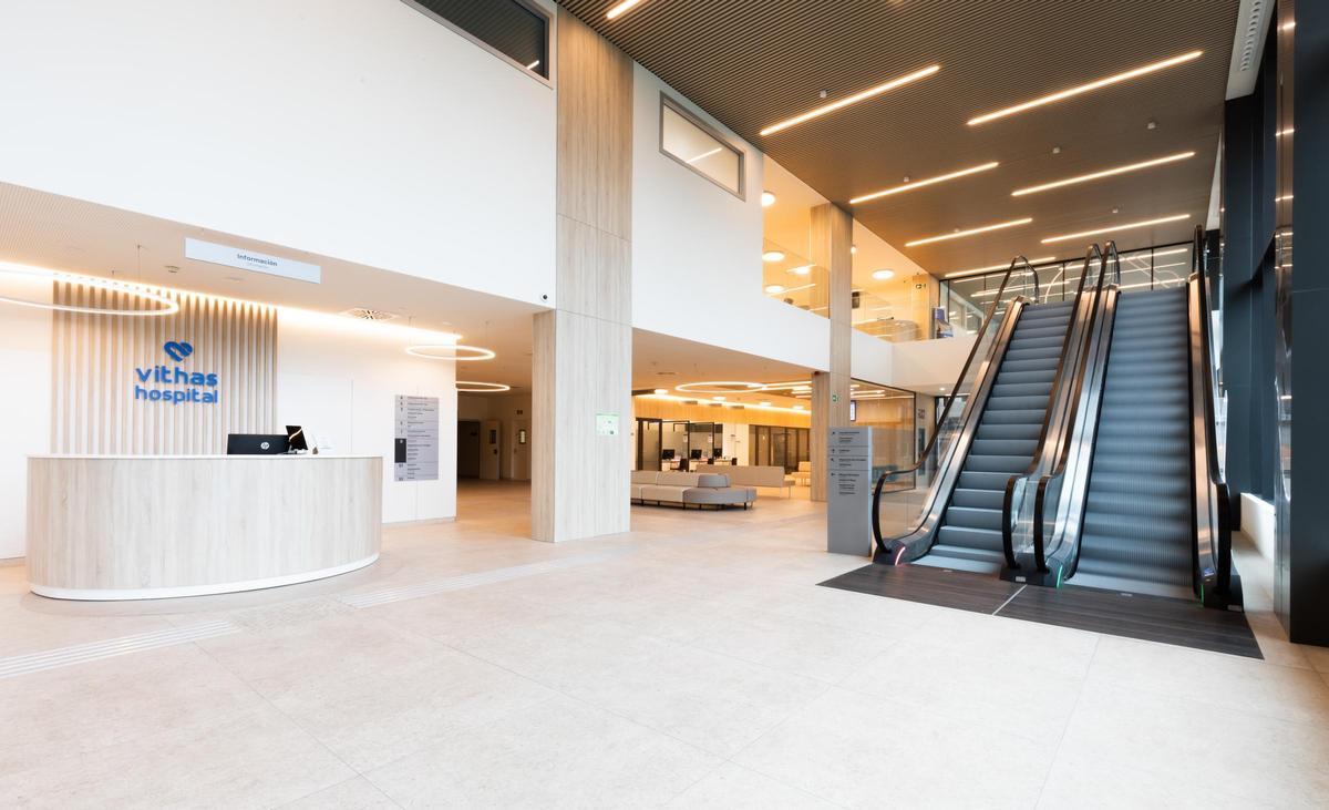 Interior del Hospital Vithas Valencia Turia.