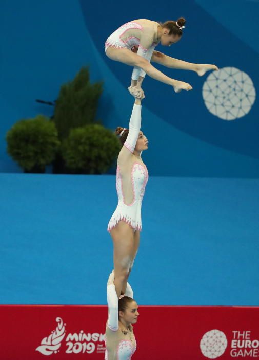 Acrobacias en los Juegos Europeos de Minsk 2019