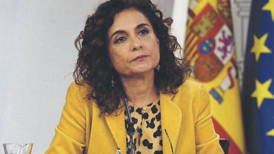 La ministra de Hacienda, María Jesús Montero.