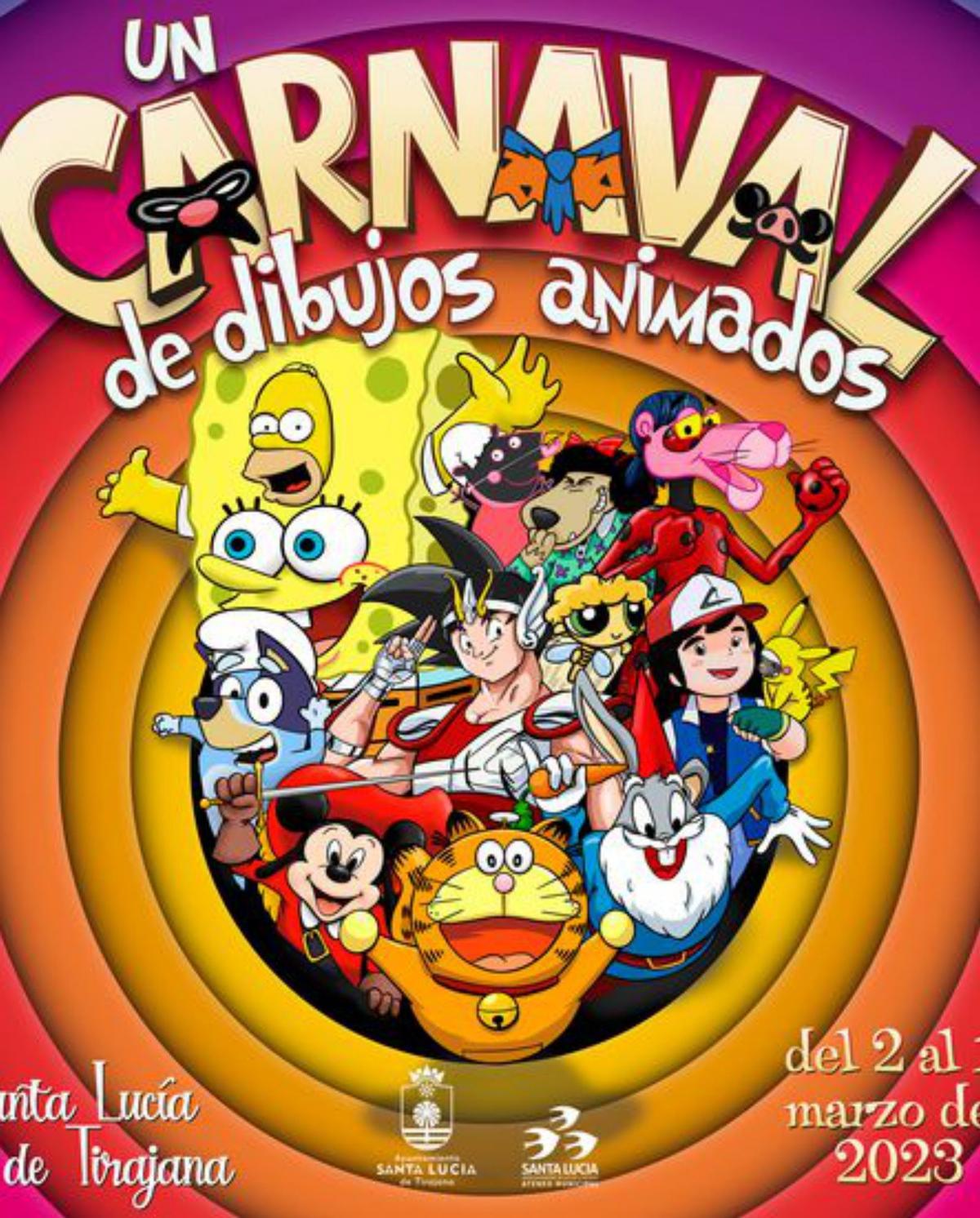 Cartel Carnaval Santa Lucía. | | LP/DLP