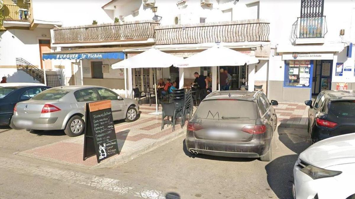 Terraza del Bar Galymar, en la Estación de Cártama.