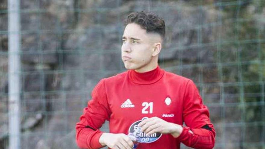 Emre Mor, en A Madroa, días antes de concluir el curso. // Cristina Graña