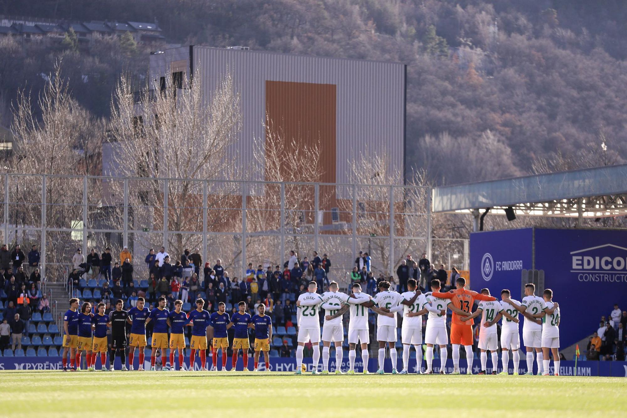 Así ha sido el partido entre el FC Andorra y Elche CF