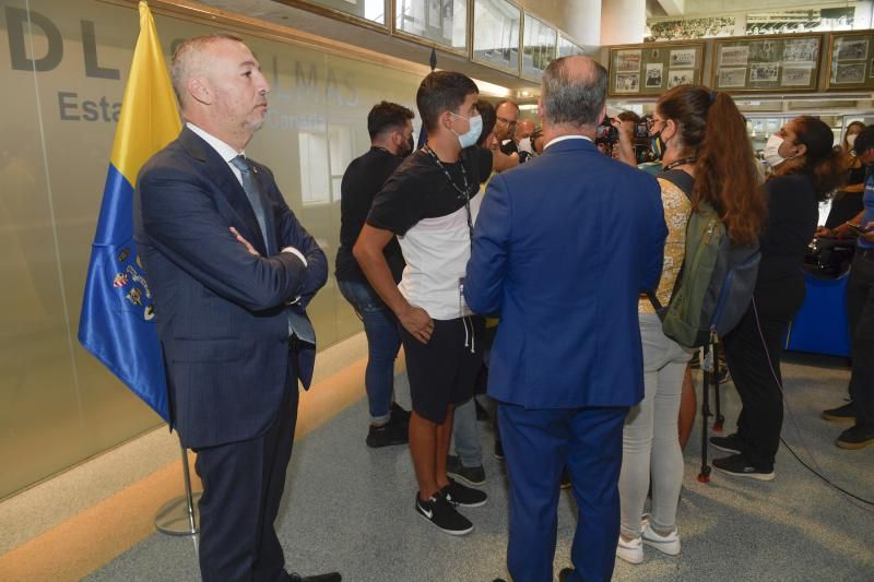 Almuerzo de los presidentes de la UD Las Palmas y el CD Tenerife