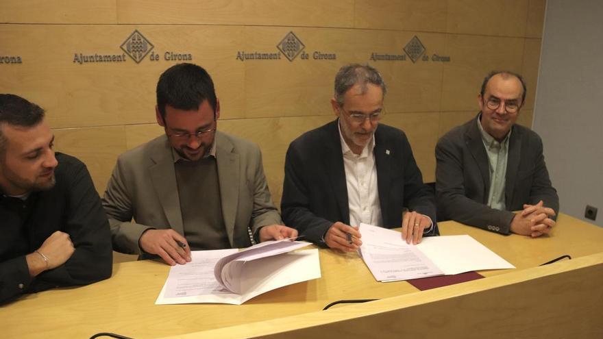 Girona i la UdG creen una càtedra per impulsar els pressupostos de carboni i la contractació verda