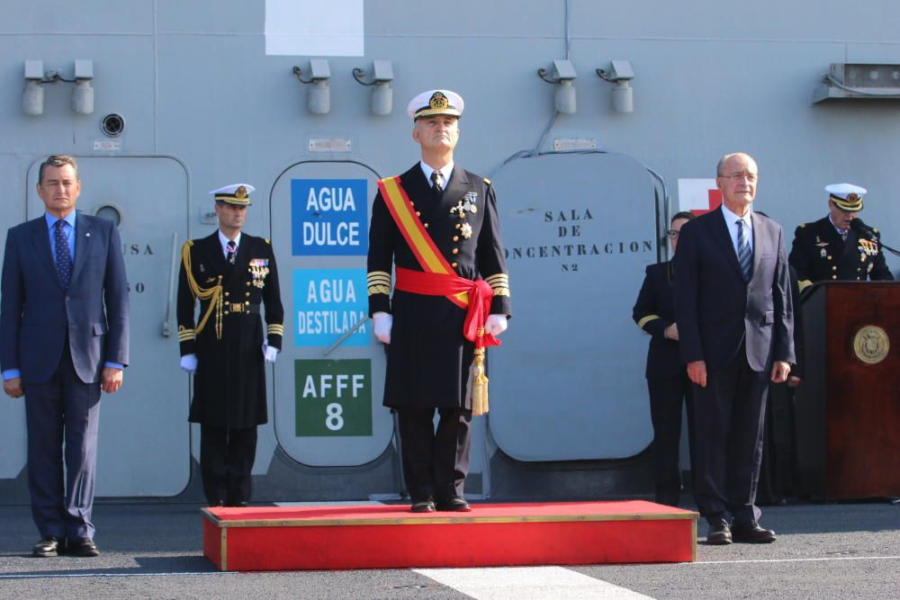 Jura de bandera en el Juan Carlos I