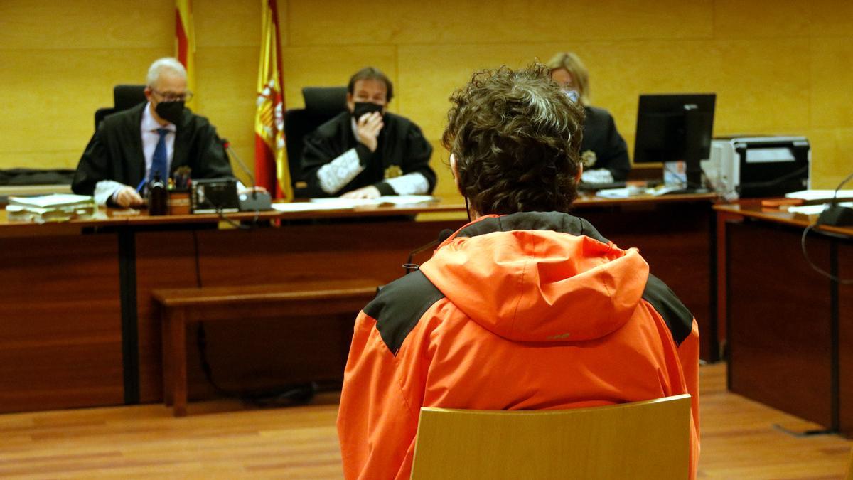 L&#039;acusat durant el judici a l&#039;Audiència de Girona