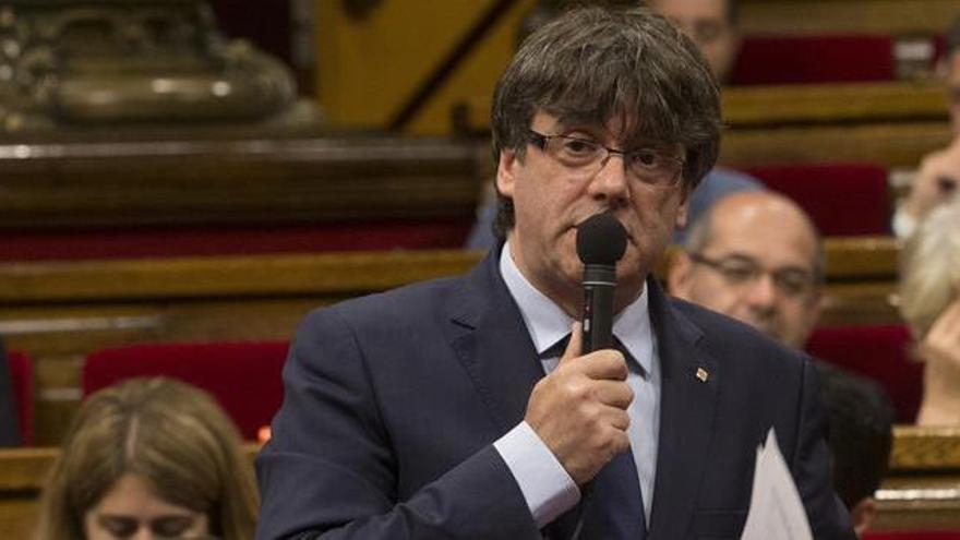 El presidente de la Generalitat Carles Puigdemont.