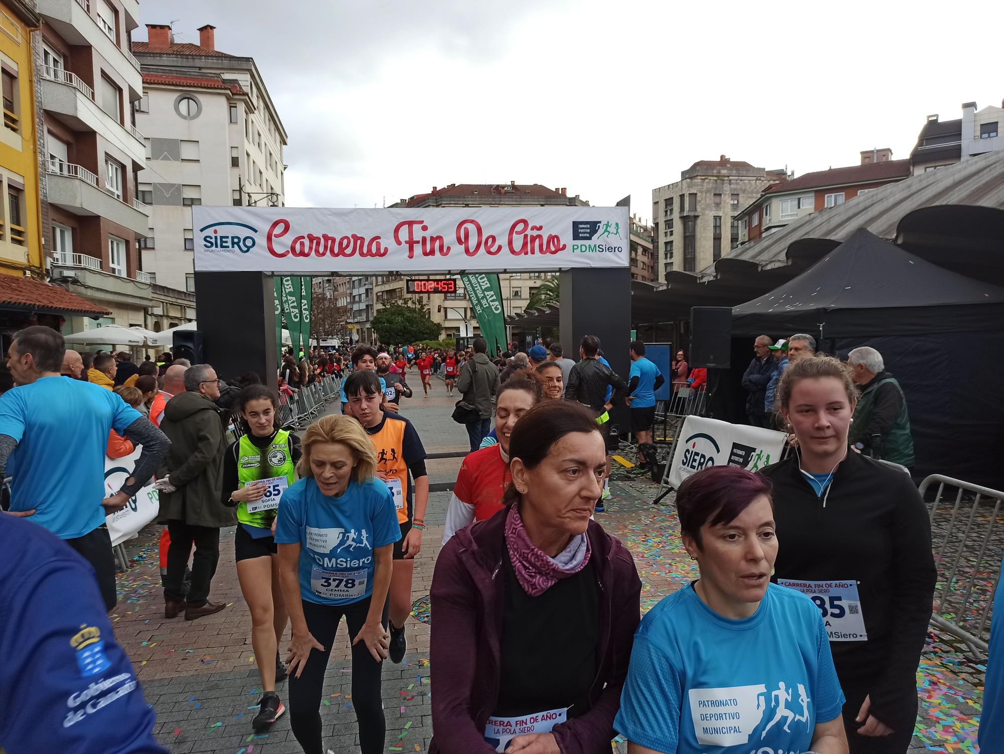 Casi 1.500 participantes disputan la carrera de Fin de Año de Pola de Siero