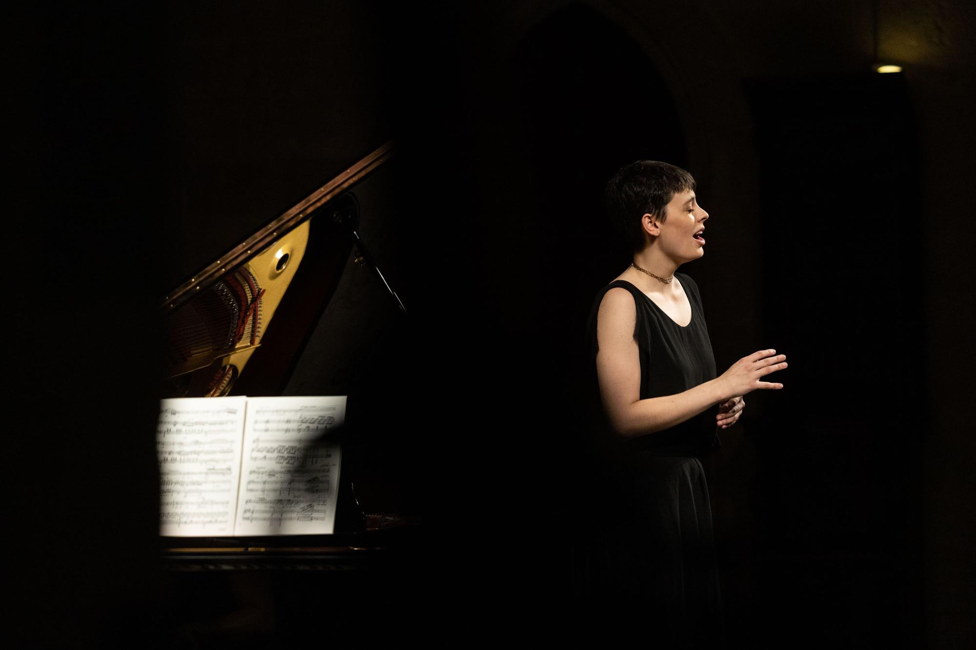 La mezzosoprano Emily d’Angelo ha debutat al festival amb un recital a l’església del Carme