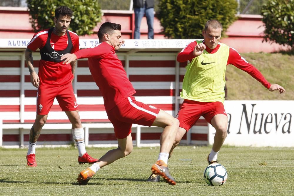 Entrenamiento del Sporting