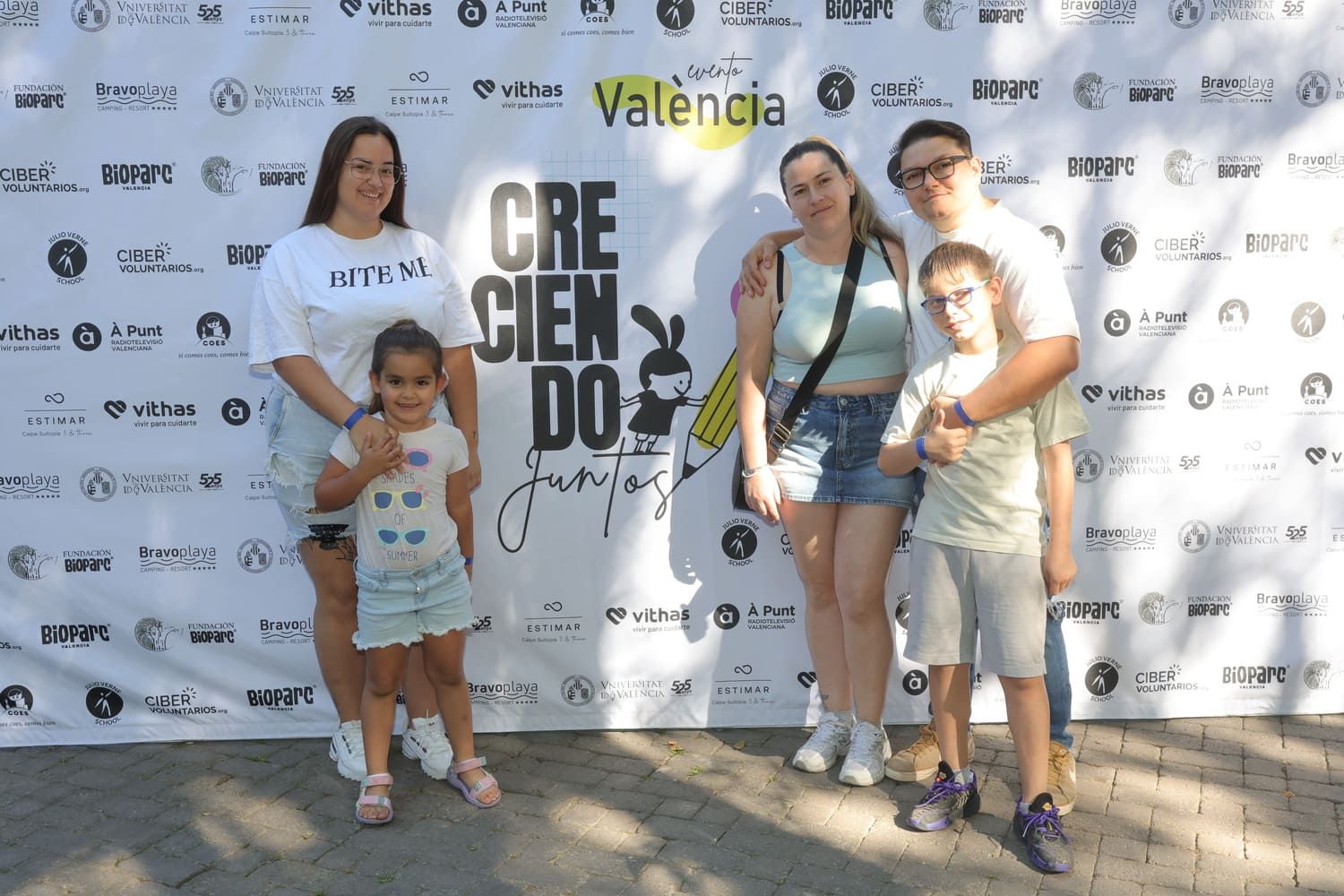 'Creciendo Juntos' en Bioparc València: photocall de todos los asistentes
