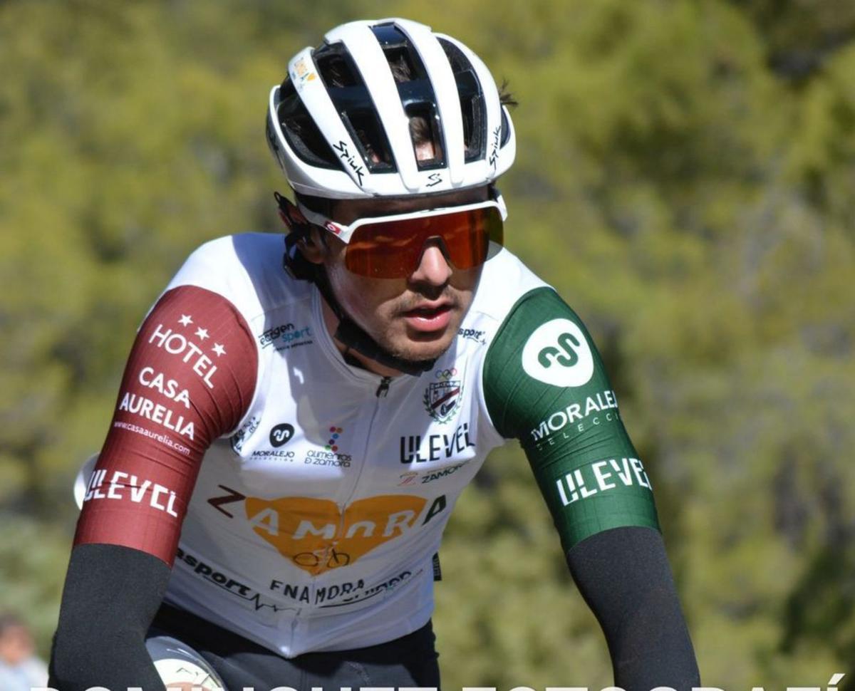 David Domínguez, líder del Zamora Enamora en la Vuelta.