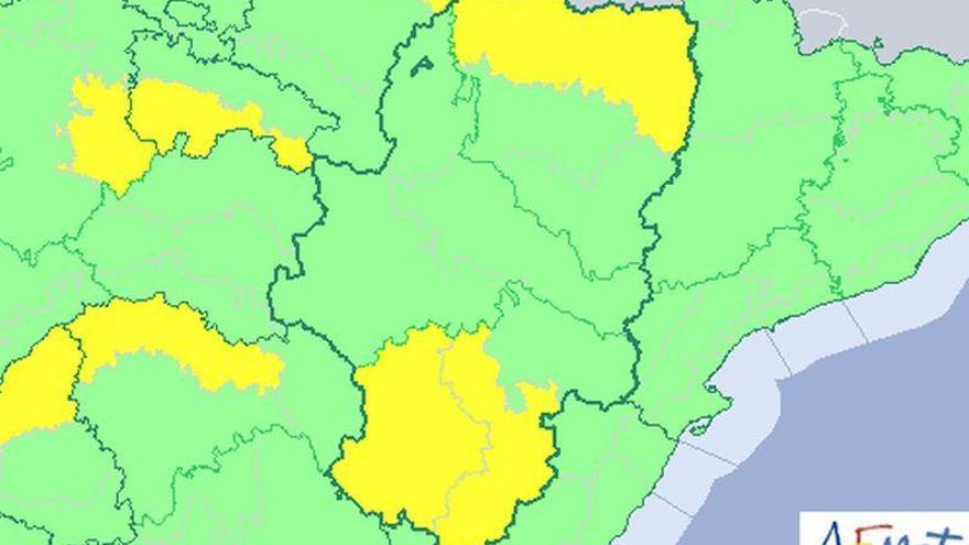 Alerta amarilla por nevadas en el Pirineo oscense y en la Ibérica de Teruel