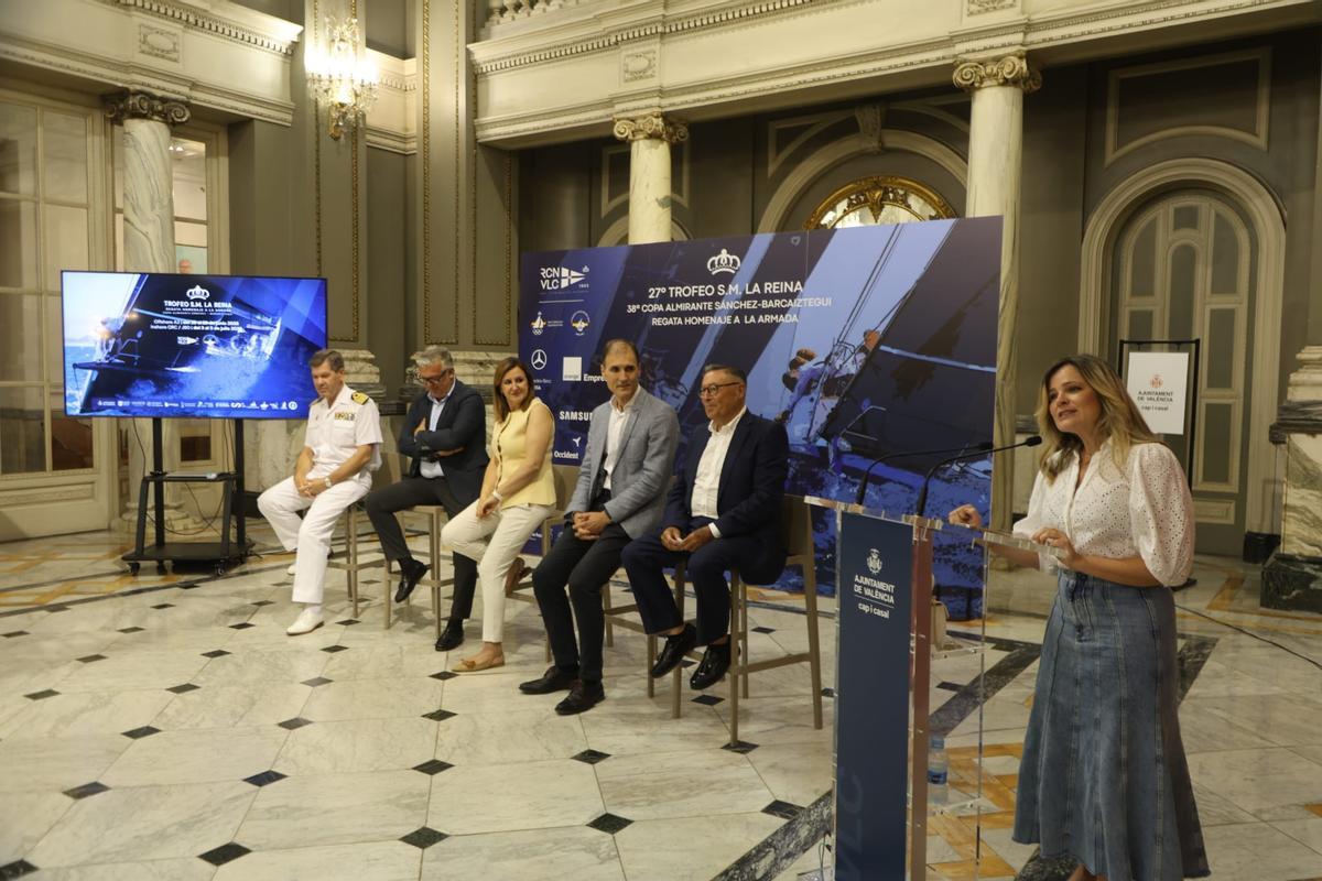 La presentación de la prueba se celebró este jueves en el Salón de Cristal del Ayuntamiento de València.