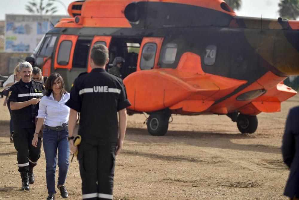 Visita de la ministra de Defensa a Los Alcázares